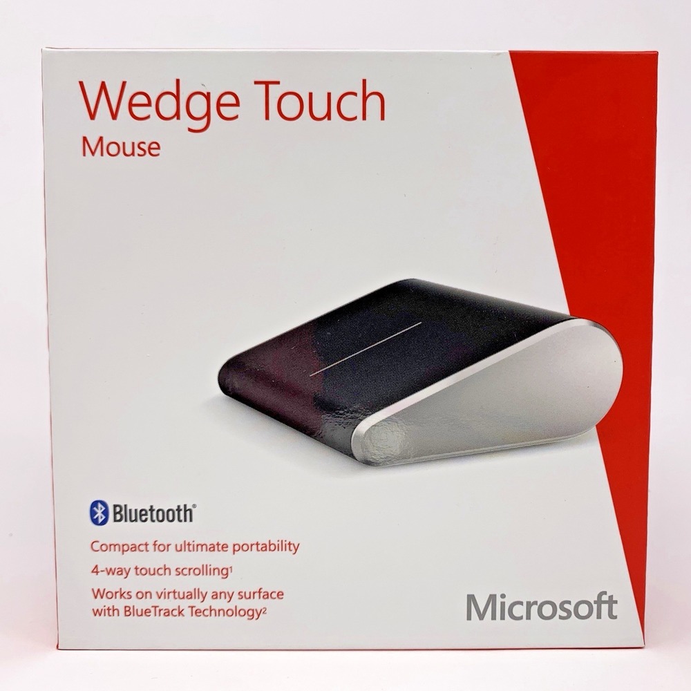 Microsoft Wedge Touch Bluetooth Mouse Model 1498 -  NEW OPEN BOX